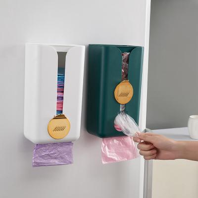 China KOREAN Wall Mounted Finished Waste Bag Storage Box Kitchen Plastic Bag Extraction Box Storage Box Kitchen for sale