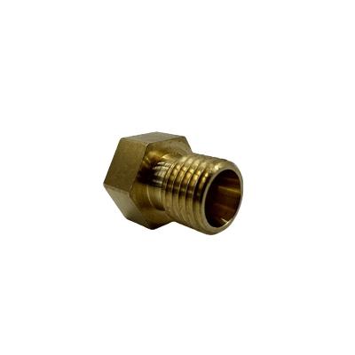 China Newest Hot Selling OEM Turning Parts Plug Cast Copper Pipe Joint Custom Made for sale