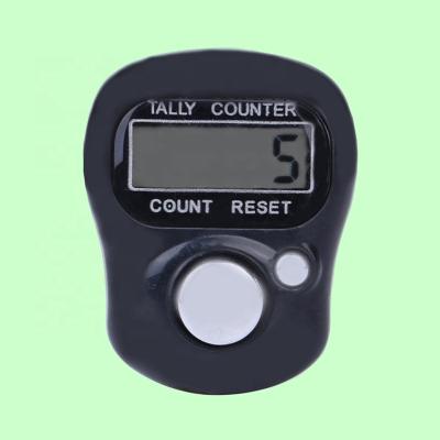 China Build Counter Machinery LCD Electronic ABS Plastic Digital Muslim Finger Ring Hand Tally Counter for sale