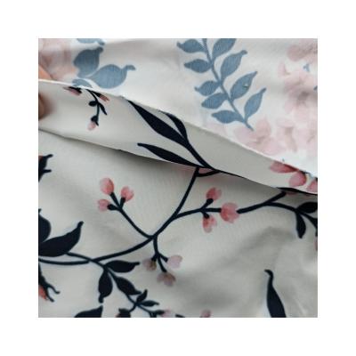 China Breathable Low Moq Customized Floral Design 100% Plain Print Fabric Custom Fabric for sale