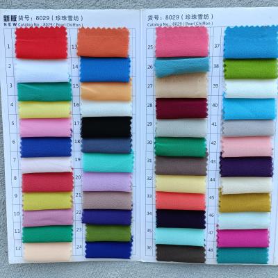 China Breathable 75d 100% Polyester Woven 2800t Chiffon Cloth Fabric for sale