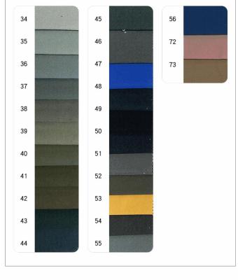 China Low price color fine grain twill fabric fusible 100% polyester jacket fabric for sale