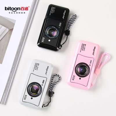 China Beautiful Creative Transparent Child School Office Stationery Student Customized Plastic Corrector Camera Styling Correction Tape for sale