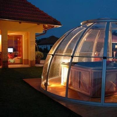 China Contemporary hot selling European aluminum star solarium and glass room, and the solarium to observe the starry sky at night for sale