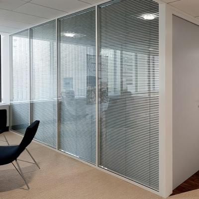 China 2022 modern hot sale custominterior office canopy partition china manufacture glass partition french doors with canopy for office room for sale