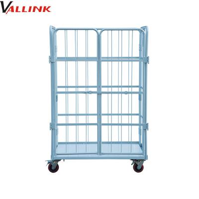 China Foldable Warehouse L Type Powder Coated Goods Moving Job Tainer for sale