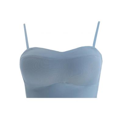 China 2022New Women's Summer Thin Strapless Wireless Traceless Push Up Bra Simple and Natural Push Up Bra for sale