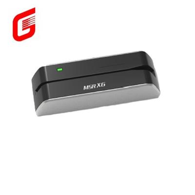 China DMV Standard Affordable USB Interface MSR-X6 Magnetic Stripe Smart Card Reader Writer for sale