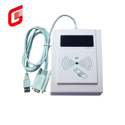 China Built-in Antenna Manufacture Prepaid RF Contactless Multi-function Smart Card Reader White for sale