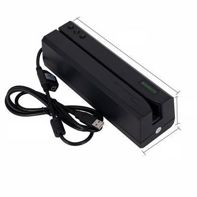 China MSR605 Lector de tarjetas de banda magnética Escritor de pistas USB 3 y software para Windows en venta