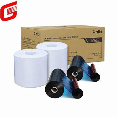 China Top- Photo paper and ribbon print kit for Hiti M610 photo printer superior performance for sale