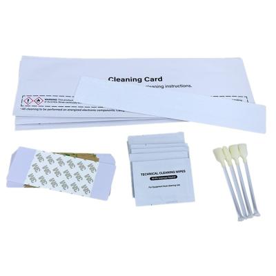 China Excellent Cleaning Kit for HDP8500 HDP6600 ID Card Printers 4 x Swabs and 10 x Wipes for sale