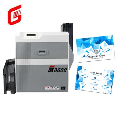 China 600 DPI Resolución de impresión de doble cara Retransfer ID de negocios RFID NFC Impresora de tarjetas IC SDK en venta