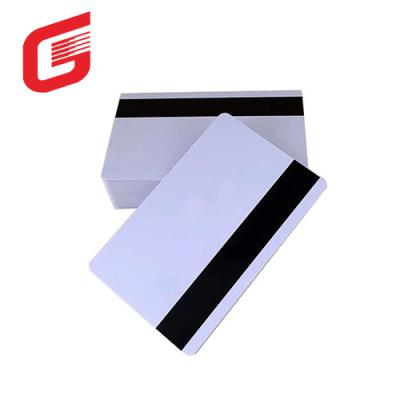 China Magnetic Strip Card High Quality White Blank Inkjet PVC Blank Visa Credit Magnetic Cards for sale