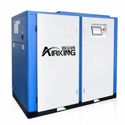 China High Performance 55kw 75hp 8bar 10bar Silent Oil Free Water Cooling Screw Air Compressor for sale