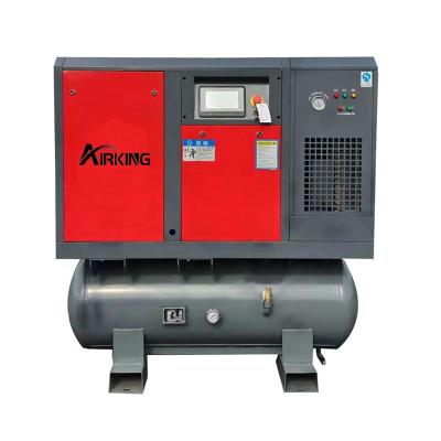 China Lubricated Easy To Maintenance 15kw 20hp 16bar Rotary Screw Air Compressor Inline Type Air Compressor for sale