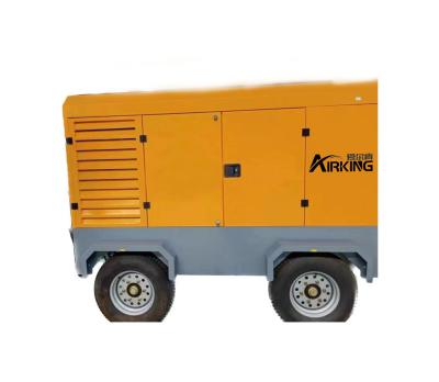 China Airking Good Liquidity Lubricated Mobile Electric Compressor 706CFM 20.0m3/min 18bar Hanson Portable Engine for sale