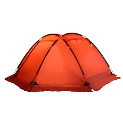 China New 4 Season 4 Person Aluminum Diagonal Bracing Type Double Layer Waterproof Easy Set Up Outdoor Camping Tent for sale