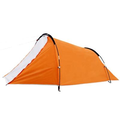 China Wholesale Man 2 Outdoor Game Camouflage/Field Hiking Waterproof Ripstop Oxford Double Layer Rainfly Tunnel Camping Tent for sale