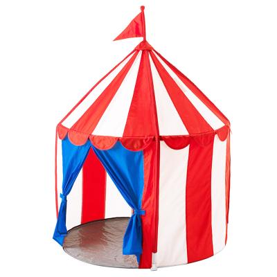 China Amazon Hot Sale Folded Children Play Castle Tents Princess Prince Toy House Outdoor Indoor Easy Up Kid Cartoon Play Tent for sale