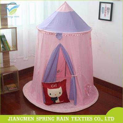 China OEM Popular Girls Princess Castle Folded Play Tent Price for sale