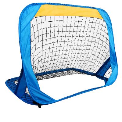 China Easy Install 2020 Wholesale Child Soccer Practical Instant Pop Up Foldable Portable Outdoor Trainer Mini Child Play Soccer Goal for sale