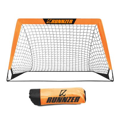 China Easy Install 2020 New Amazon Kids Soccer Training Goals Take Portable Lightweight Foldable Net Easy Install Outdoor Backyard Football Goal for sale