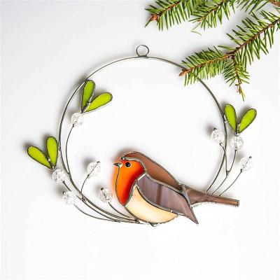 China Europe Window Hangings Birds on a Wire for Home Decoration Bird Lover Gifts Window Art for sale