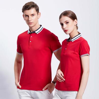 China Custom Logo Anti-pilling Embroidery Polo Shirt DIY Printing T-Shirts For Women Men for sale