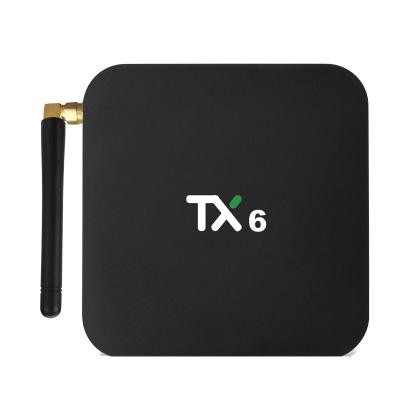 China Newest H6 TV Box 4K Support Quad Core Android 9.0 Tanix TX6 4GB 32GB Internet Allwinner H6 Android TV Box for sale