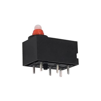 China Automotive Electronics 12VDC 40T85 6Pin PCB Terminal Sealed DPDT Miniature Waterproof Micro Switch for sale