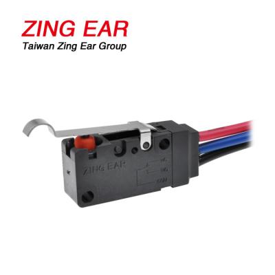 China Household Appliance Zing Ear IP67 Waterproof Micro Switch With Wire Leads for sale