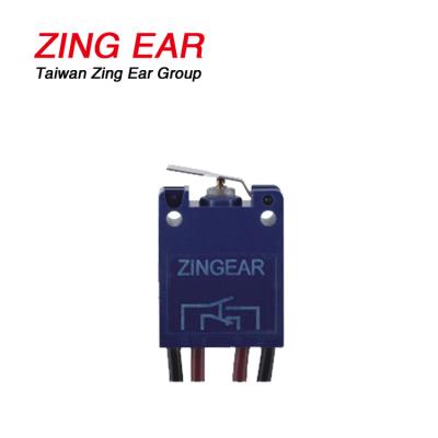 China ZINGEAR Electronics 0.5A 250VAC 250VDC 350gf 2no 2nc Automatic Right Lever DPDT Waterproof Limit Switch for sale