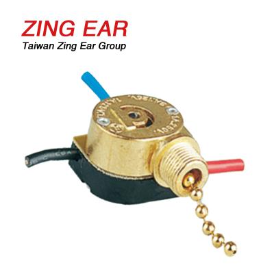 China OFF Pull Chain Lamp Switch ZE-110M 3A 250VAC 6A 125 Voltage for sale