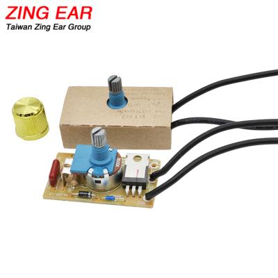 China Zing Ear ZE-03 Retro Dimmer Rotary Built-in AC Lamp Switch Dimmer For LED Light for sale