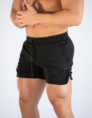 China Wholesale Plain Anti-UV Black Mens Gym Shorts Pants Athleisure Common Wear for sale