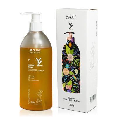 China Loss Prevention Zhangguang 101 Plants Extract Yellow Ginger Hair Loss Treatment Shampoo for sale