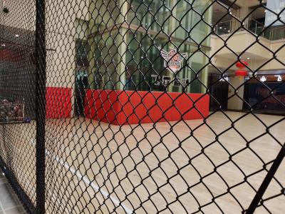 China 150g/M2 Coating Rhomboid Chain Link Fence Mesh 3mm OD for sale