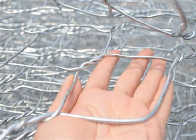 China Customized Galvanized Gabion Baskets 80 * 100 Mm Rock Mattresses Woven Wire for sale