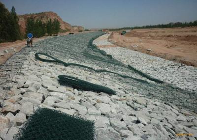 Cina Trasporto facile rivestito di plastica della scatola del gabbione galvanizzato stabilizzazione del pendio in vendita