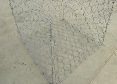 China Sound Barrier Wall PVC Coated Gabion Baskets / Galvanized Gabion Baskets for sale