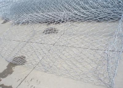 China Galfan Coated Metal Gabion Baskets , Woven Gabion Baskets Easy Installation for sale