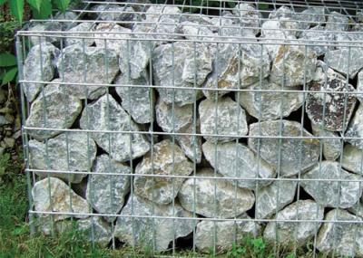 China Malla soldada con autógena galvanizada pesada Gabions, jaula de piedra de acero diámetro de alambre de 3,0 - 6,0 ímetros en venta