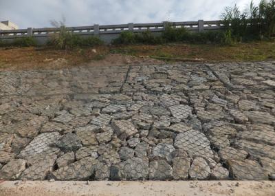 China Erosion Control  Gabion Mattress / Woven Mesh Gabions Pvc Coated for sale