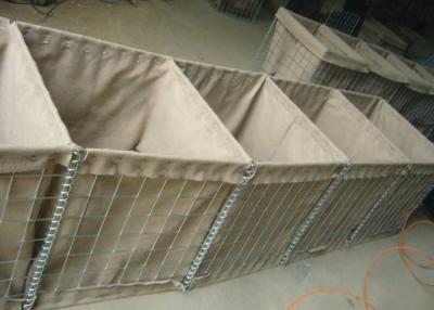 China 3mm Military Defebsive Barriers / Sand Barrier Gabion Mesh Box for sale