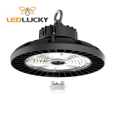 China Warehouse Hot Product Industrial 200W Bridgelux Round High Bay Dome Led Induction 150Lm/W 200W High Bay Light Led Industry Light for sale