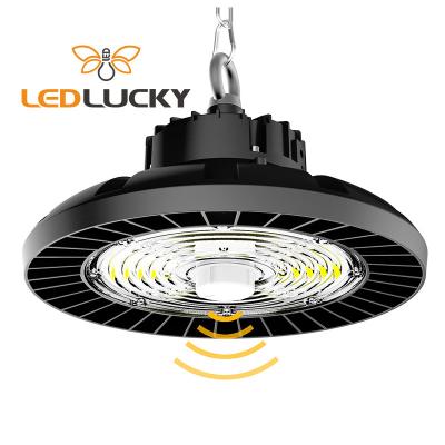 China Warehouse Explosion LED High Bay Light Importers 150 Watt 200W 165lm/W UFO LED High Bay Lighting For Workshop Exhibition for sale