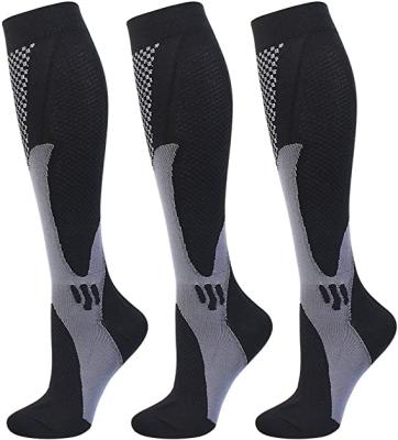 China Custom Logo Mens Womens Youth Breathable Training Sports Factory Premium Tennis Soccer Running Compression Socks for sale