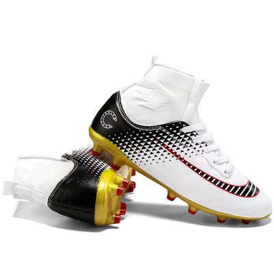 China Custom Made Adult Student Men's Soccer Boots Firm Ground Soccer BSCI Factory Logo Soccer Spike Shoes Soccer Athletic Shoe for sale