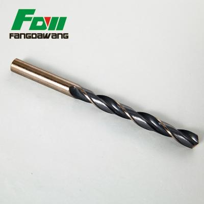 China Stainless Steel Hss Roll Forged Straight Shank Twist Drill Bit for sale